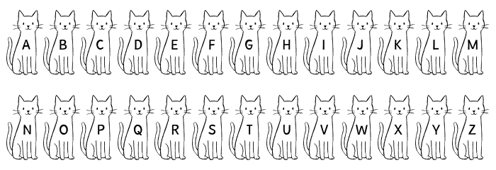 TallCatShortCat 字体 大写