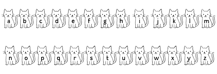 TallCatShortCat 字体 小写