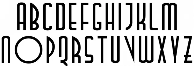 TallDeco Normal フォント 小文字