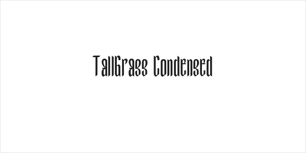 TallGrass Condensed Logo