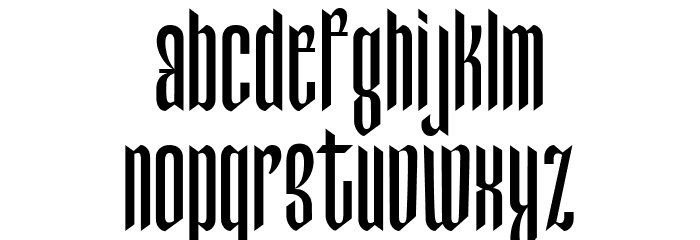TallGrass Condensed Font Litere mici