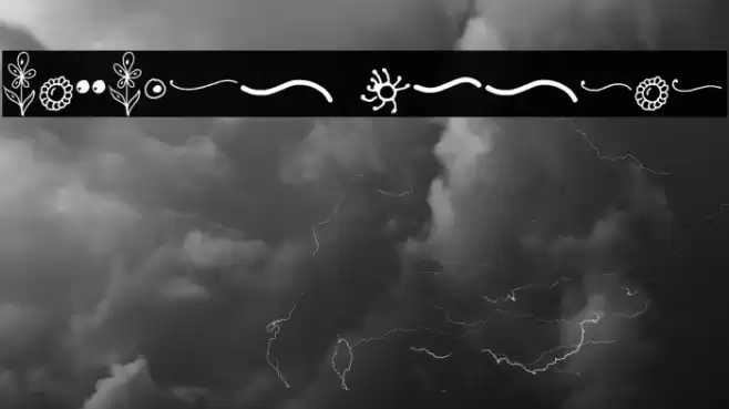 TallTiny Extras Font examples