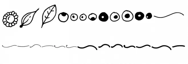 TallTiny Extras Font Litere mici