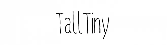 TallTiny  Frei Schriftart Herunterladen