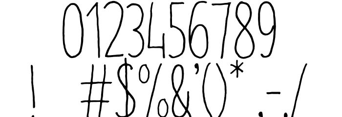 TallTiny Font OTHER CHARS