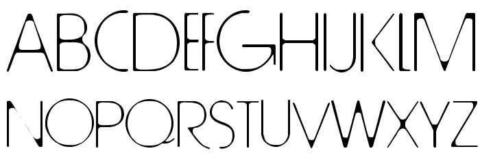 TallTrees-Regular Font LOWERCASE