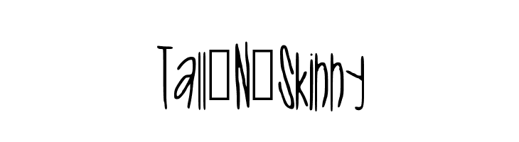 Tall_N_Skinny Font