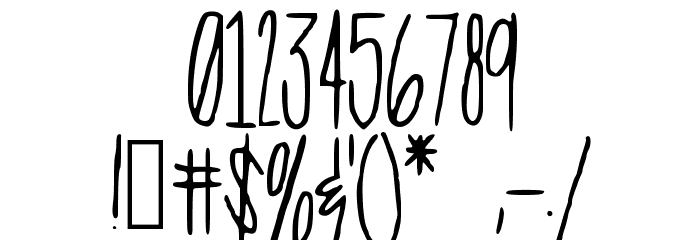 Tall_N_Skinny Font OTHER CHARS