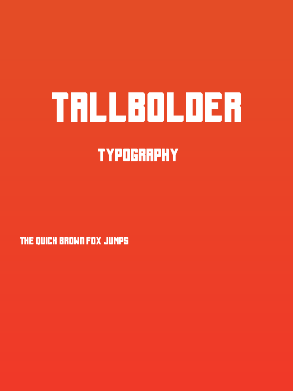 Tallbolder Poster