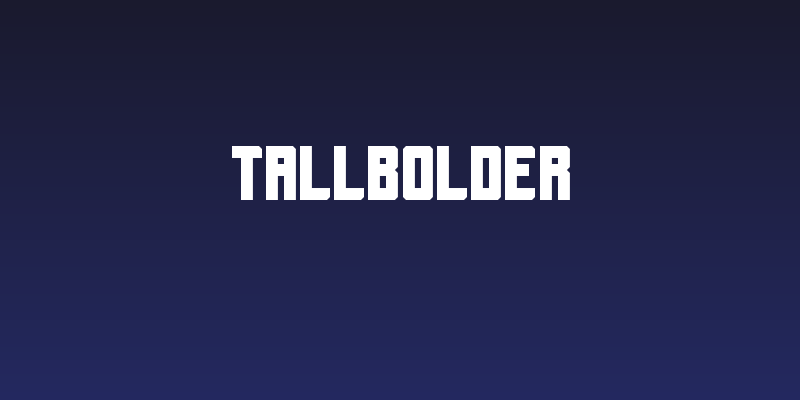 Tallbolder Social Header
