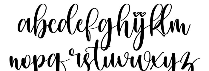 Talld Font LOWERCASE