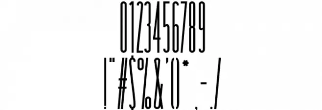 Taller  Evolution Rev Font OTHER CHARS