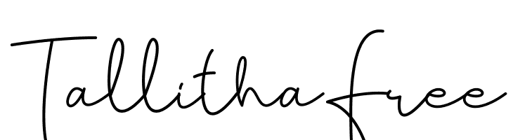 Tallitha Free  Fuentes Gratis Descargar