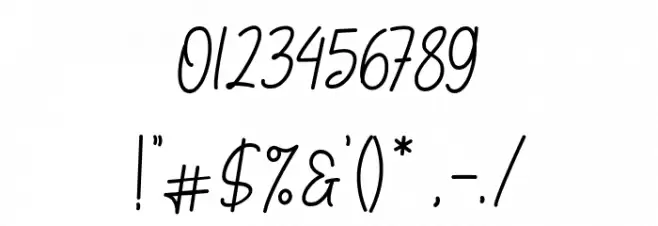 Talliya Font OTHER CHARS