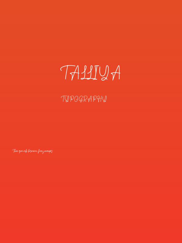 Talliya Poster