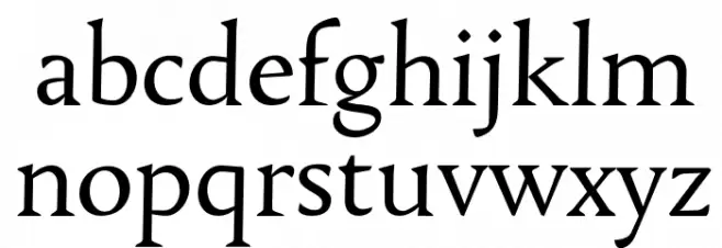 Tallys Font LOWERCASE