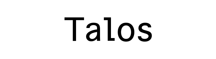 Talos Font