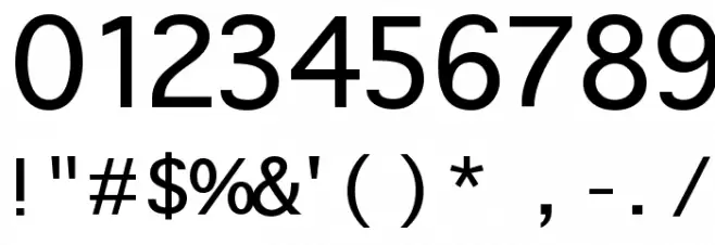 Talos Font OTHER CHARS