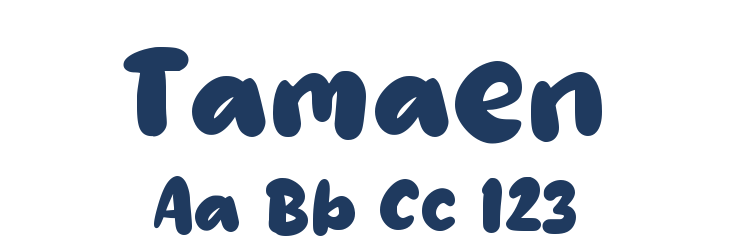 Tamaen Font Preview