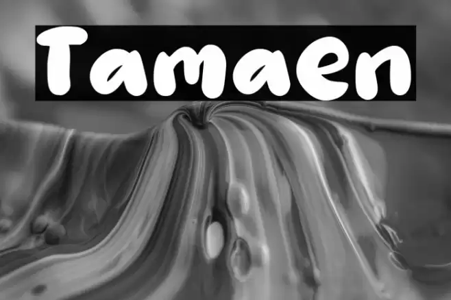 Tamaen フォント examples