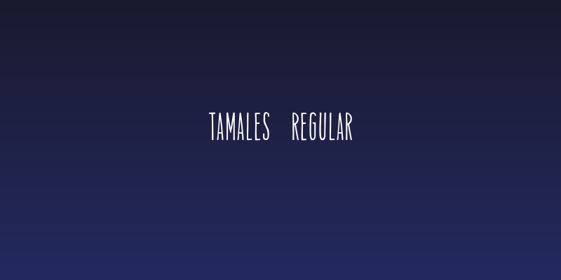 Tamales Regular Social Header
