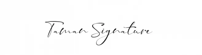 Taman Signature  Fuentes Gratis Descargar