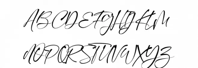 Taman Signature Font Litere mari