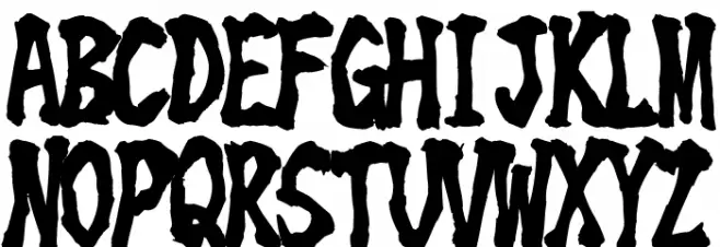 Tamanegi Kaisho Geki FreeVer 7 Шрифта ВЕРХНИЙ