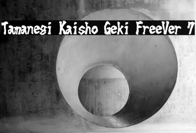 Tamanegi Kaisho Geki FreeVer 7 Шрифта examples