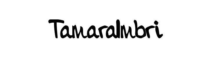 TamaraImbri Font