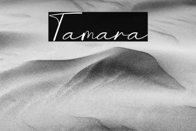 Tamara Font examples
