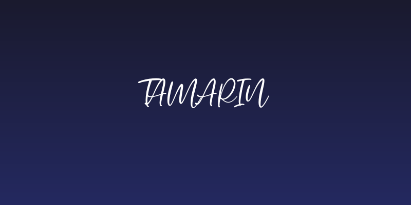 Tamarin Social Header