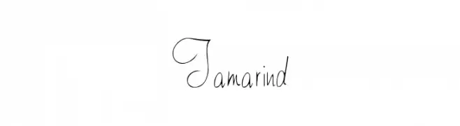 Tamarind  font caratteri gratis