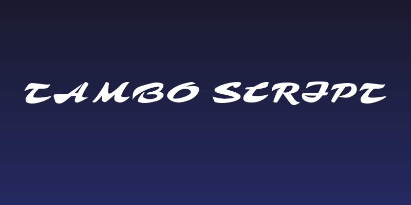 Tambo Script Social Header
