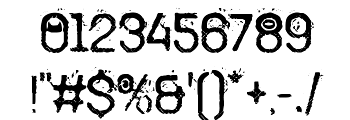 TamettePunkdomed Font OTHER CHARS