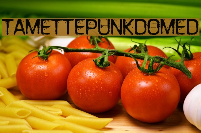 TamettePunkdomed Font examples