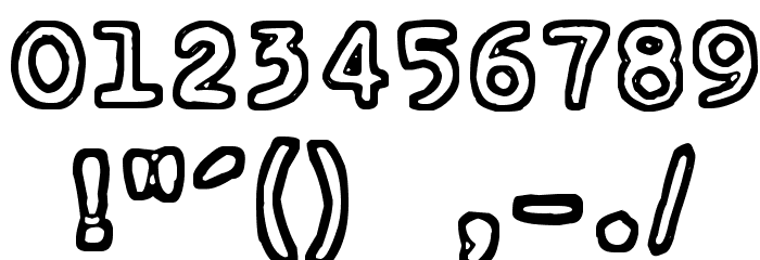 Tammikuun kolmas Font OTHER CHARS