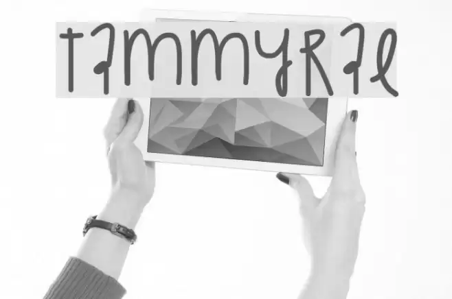 TammyRae Font examples
