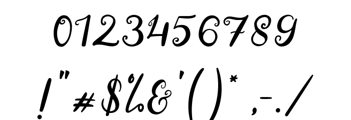 Tamora Font OTHER CHARS