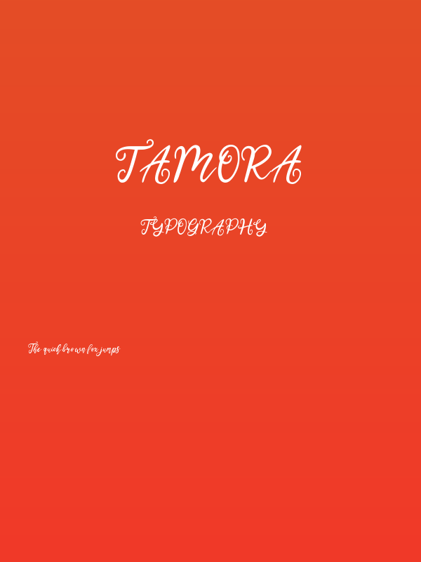 Tamora Poster