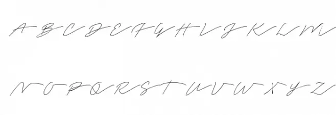 Tamoro Script Personal Use Only Шрифта ВЕРХНИЙ