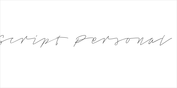 Tamoro Script Personal Use Only Logo