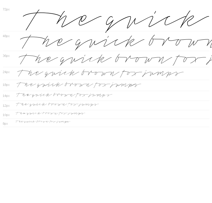 Tamoro Script Personal Use Only Waterfall