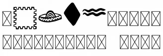 Tampico Symbols Fuentes OTROS CHARS