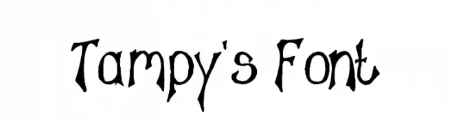 Tampy's Font  les polices de caractères gratuit tlcharger