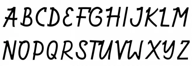 Tamword Font Litere mari