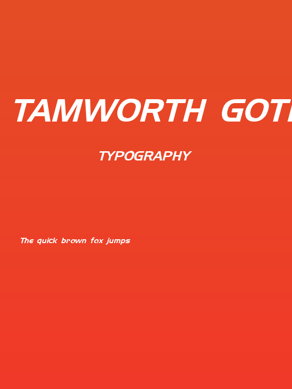 Tamworth Gothic Poster