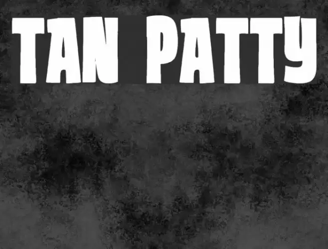 Tan Patty Font examples