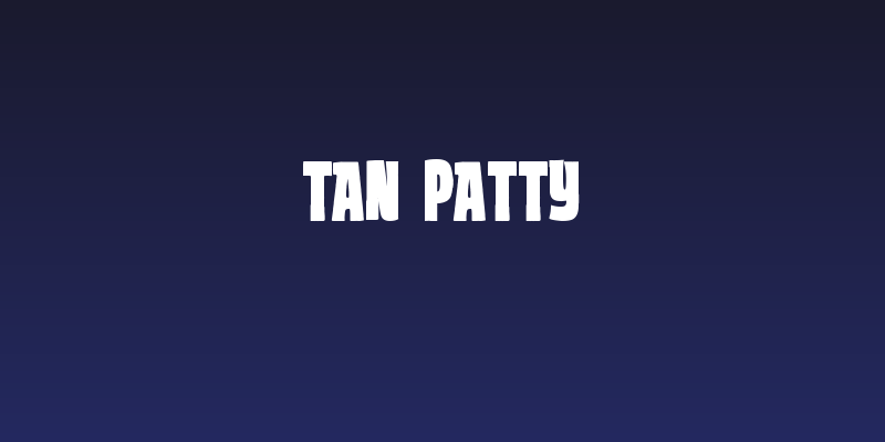 Tan Patty Social Header
