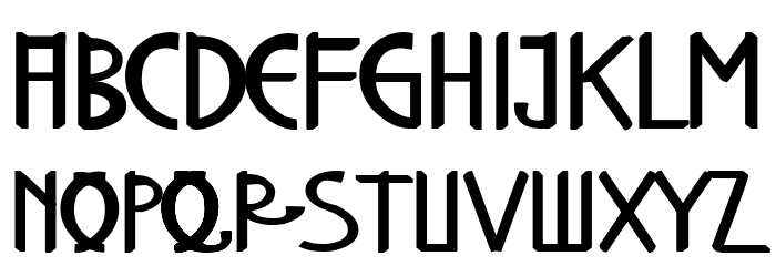 TanQiwing Font LOWERCASE
